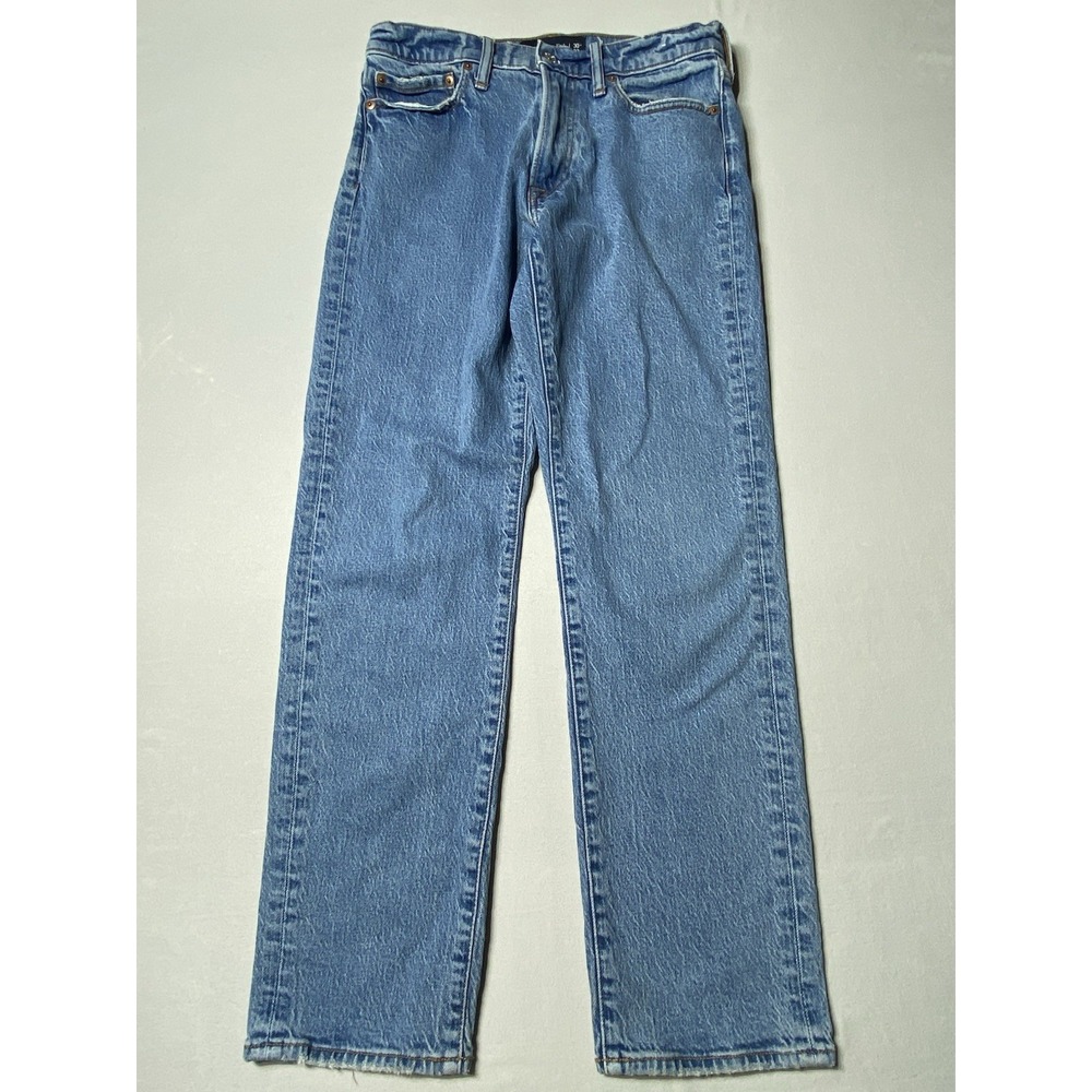 Abercrombie & Fitch Vintage Stretch Straight Jeans Mens 30x32 Light Wash